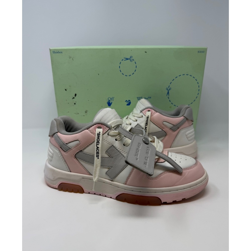 Off-White Out Of Office Sneaker Pink/Grey Size 7 US 37 EU